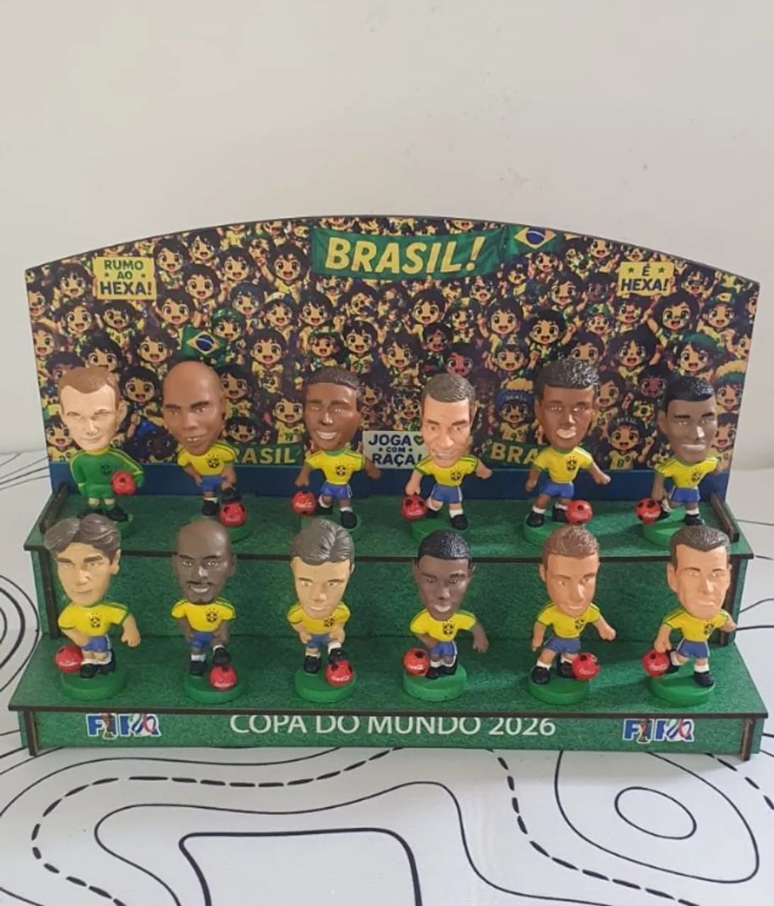 Bonecos Mini Craques Seleção Brasileira