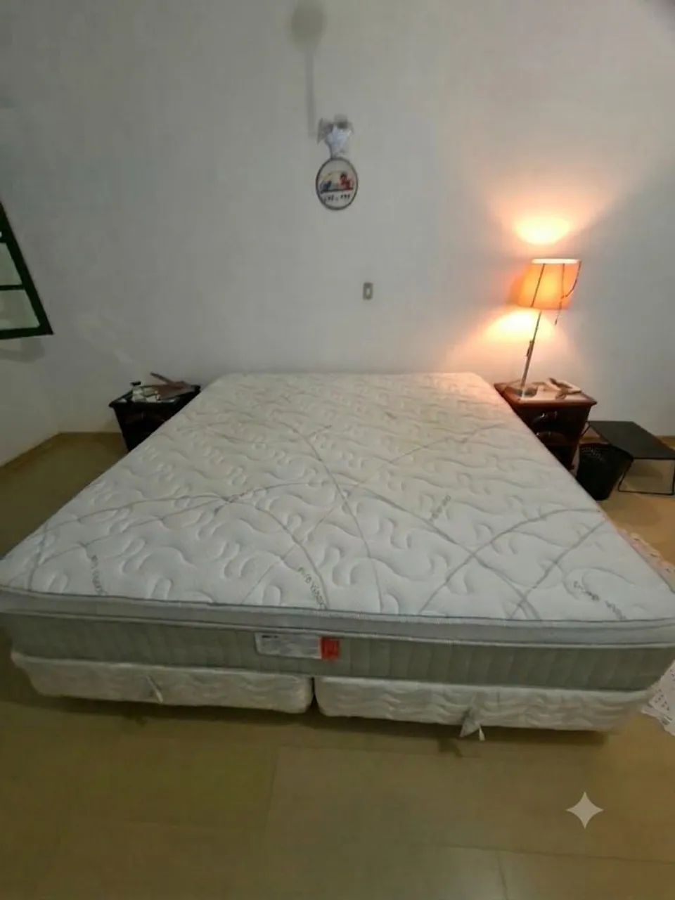 Cama King Size Ecobed + base box + par de criados-mudos - Foto 2