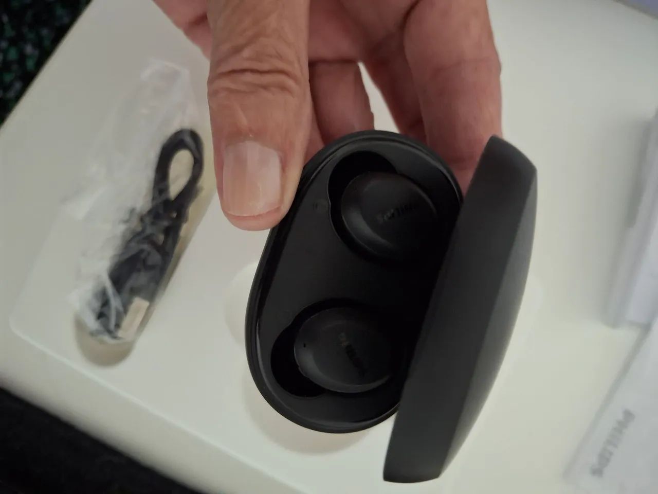 Fone de ouvido bluetooth Philips original na caixa - Foto 3