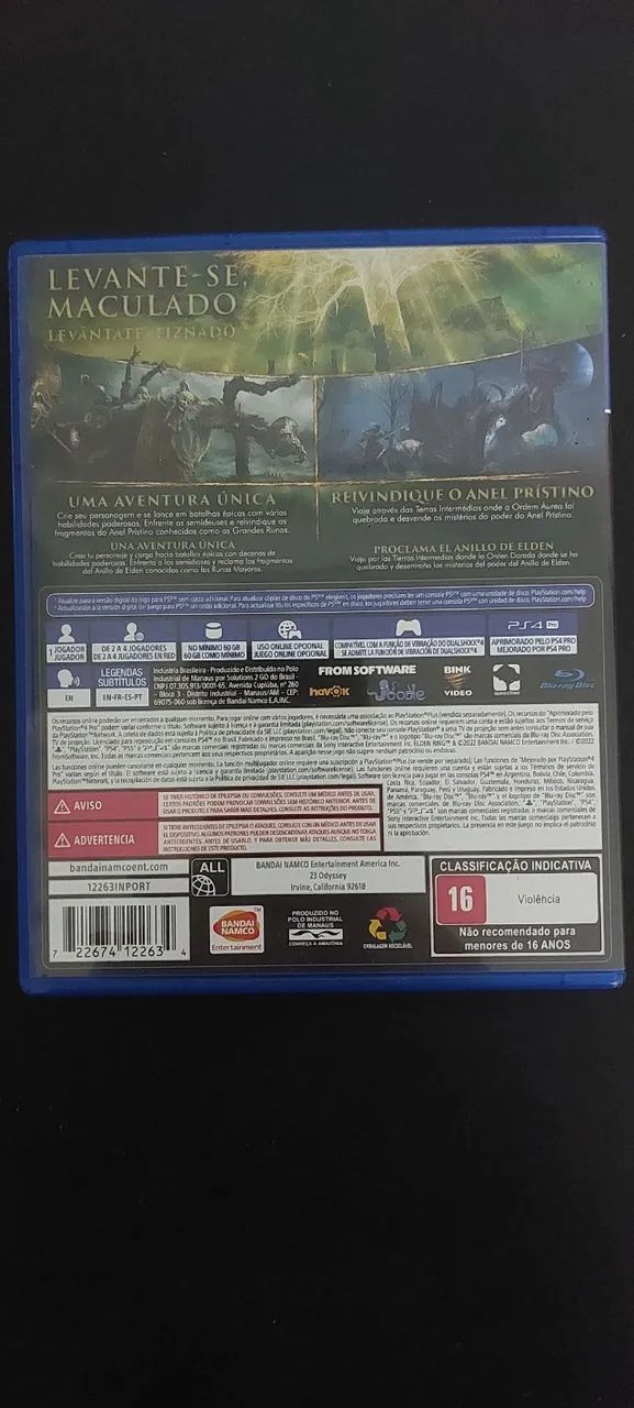 ELDEN RING PS4 COM UPGRADE DE GRAÇA PARA PS5 - Foto 2