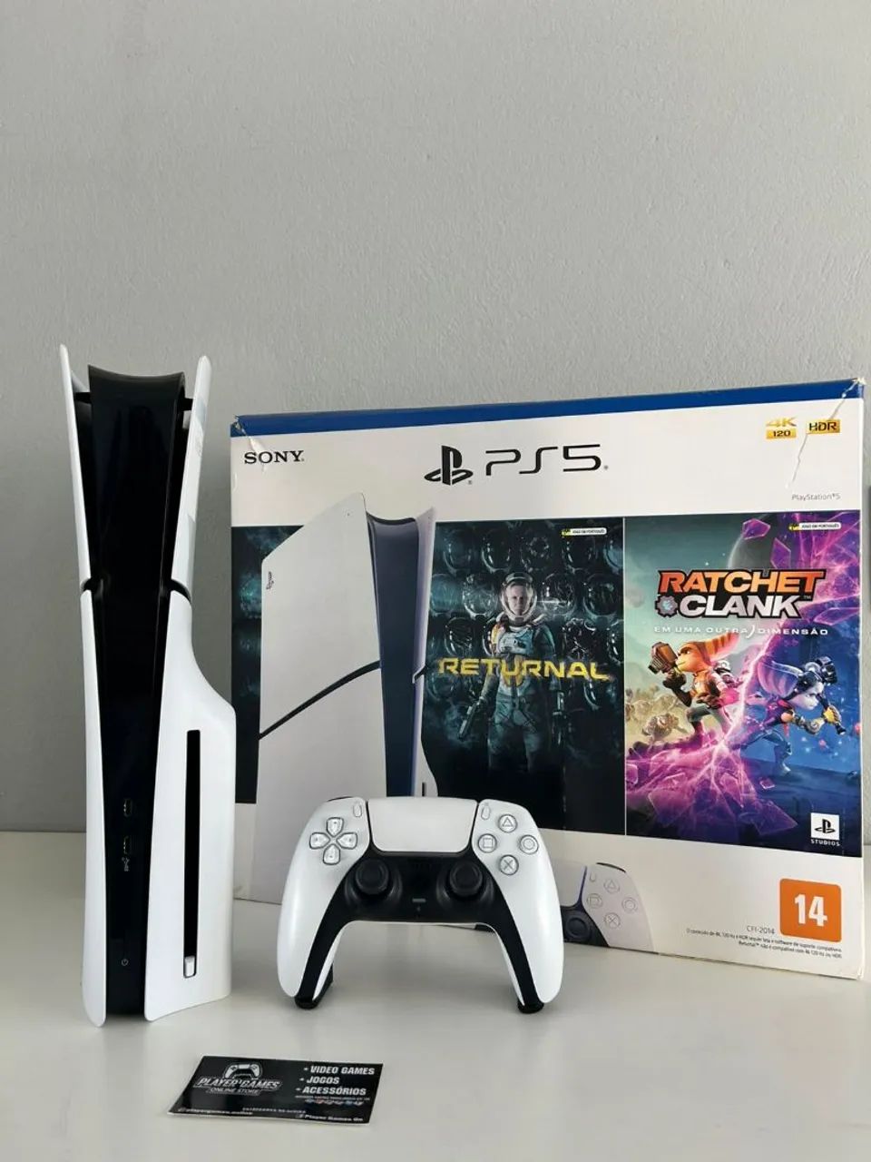 Playstation 5 Slim 1TB Com Leitor (Aceito Cartão)