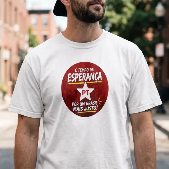 Camisa esperança PT - Foto 2