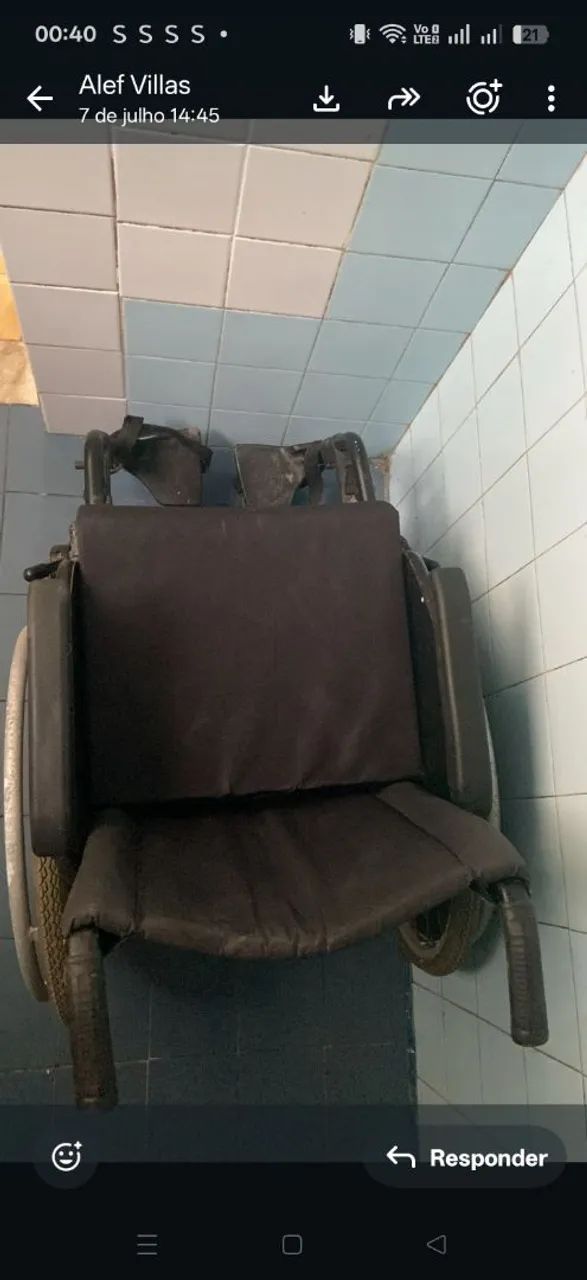 VENDO CADEIRA DE RODAS DA ORTOBRAS - Foto 2