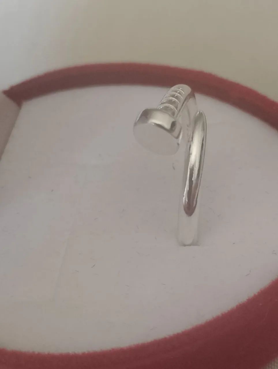 Lindo Anel Prego em Prata 925 - Foto 5