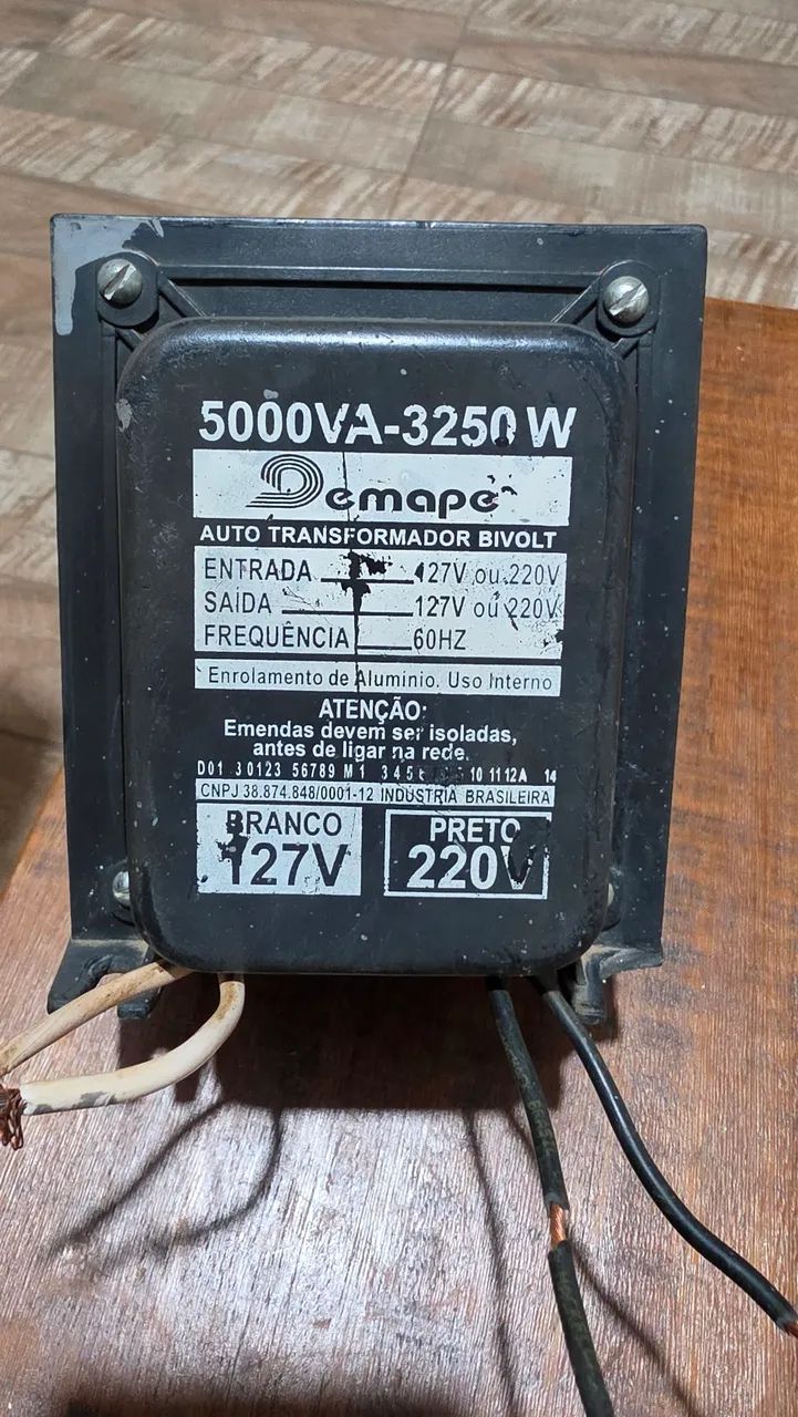 Transformador 5000 VA semi novo - Foto 2