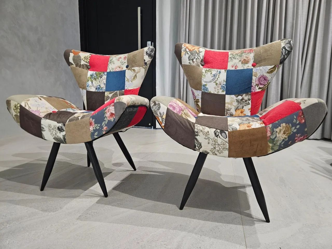 Poltronas em patchwork