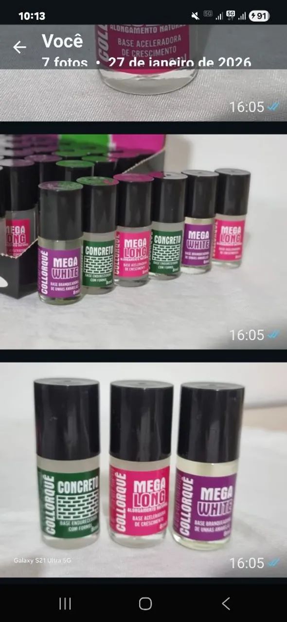 Base concreto collorquê  unhas duras e resistente  no primeiro uso - Foto 4