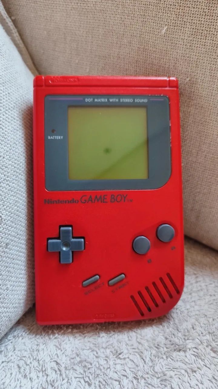 Nintendo Game Boy Original Vermelho Clássico DMG-01