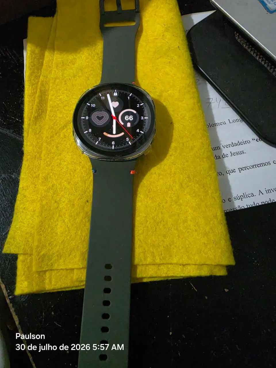 Venda galáxia watch 8 LTE WI-FI GPS BLUETOOTH 44mm com nota fiscal - Foto 3