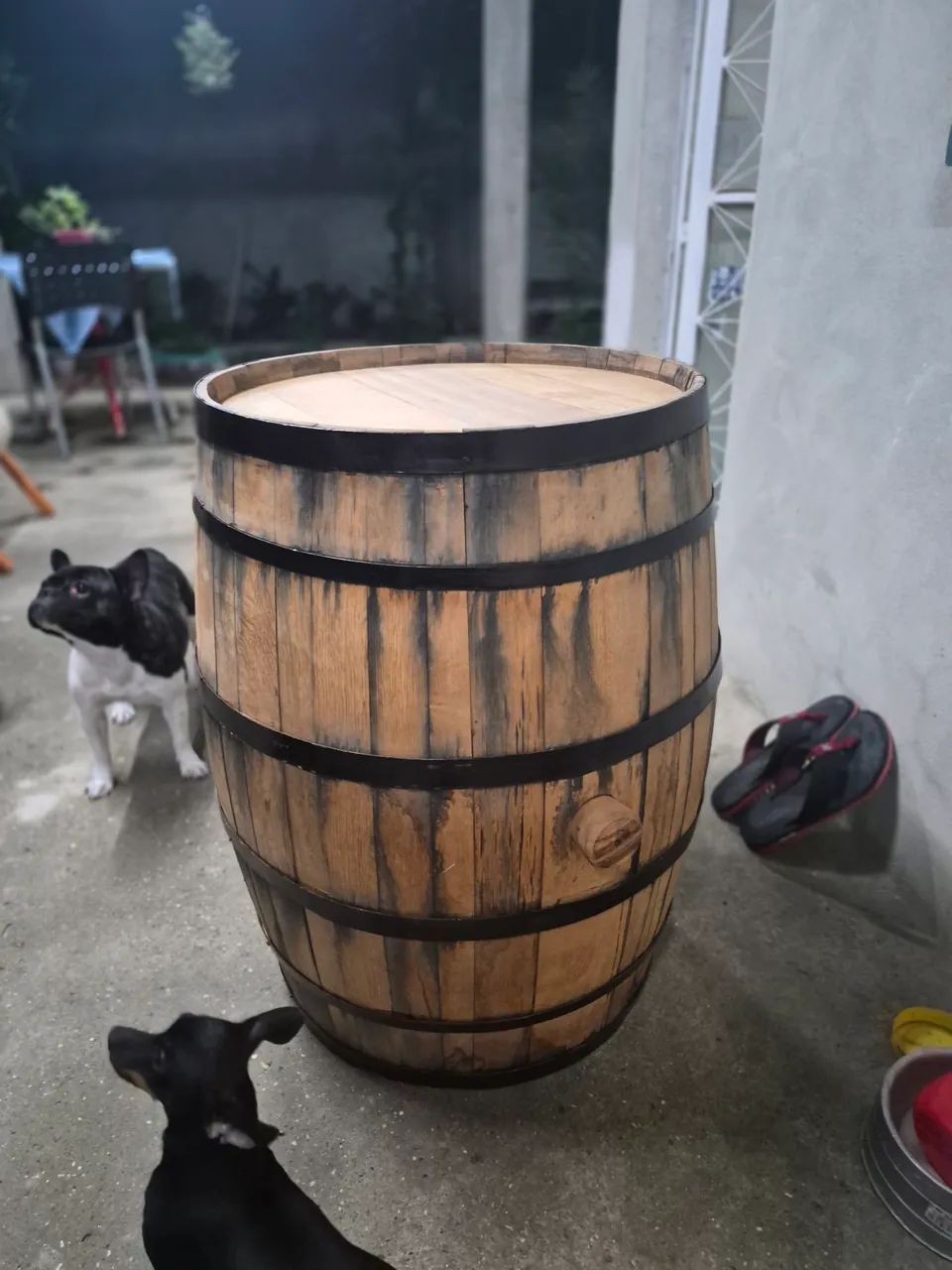 Barril - decoração 