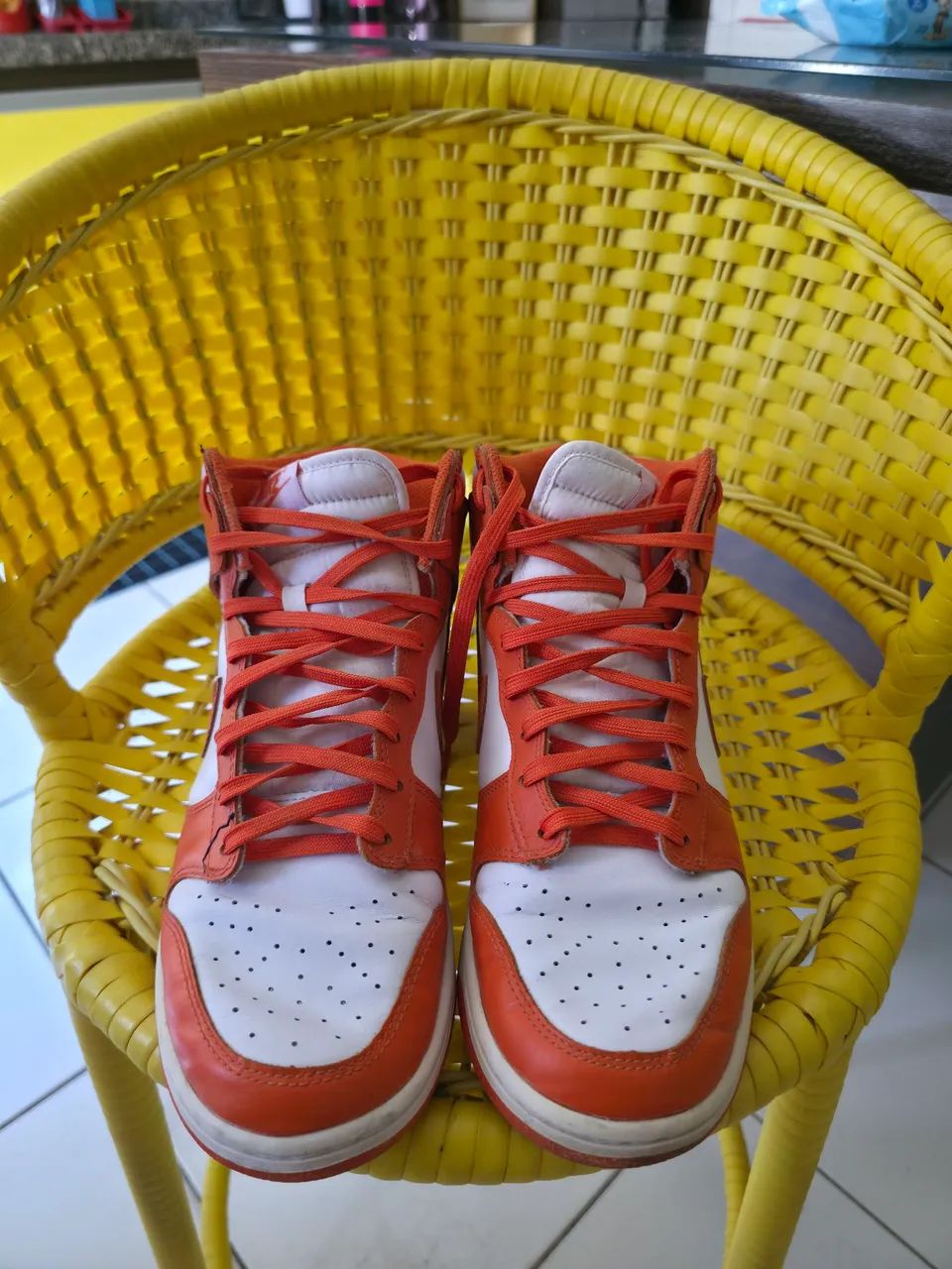 Tênis Nike Dunk High Syracuse