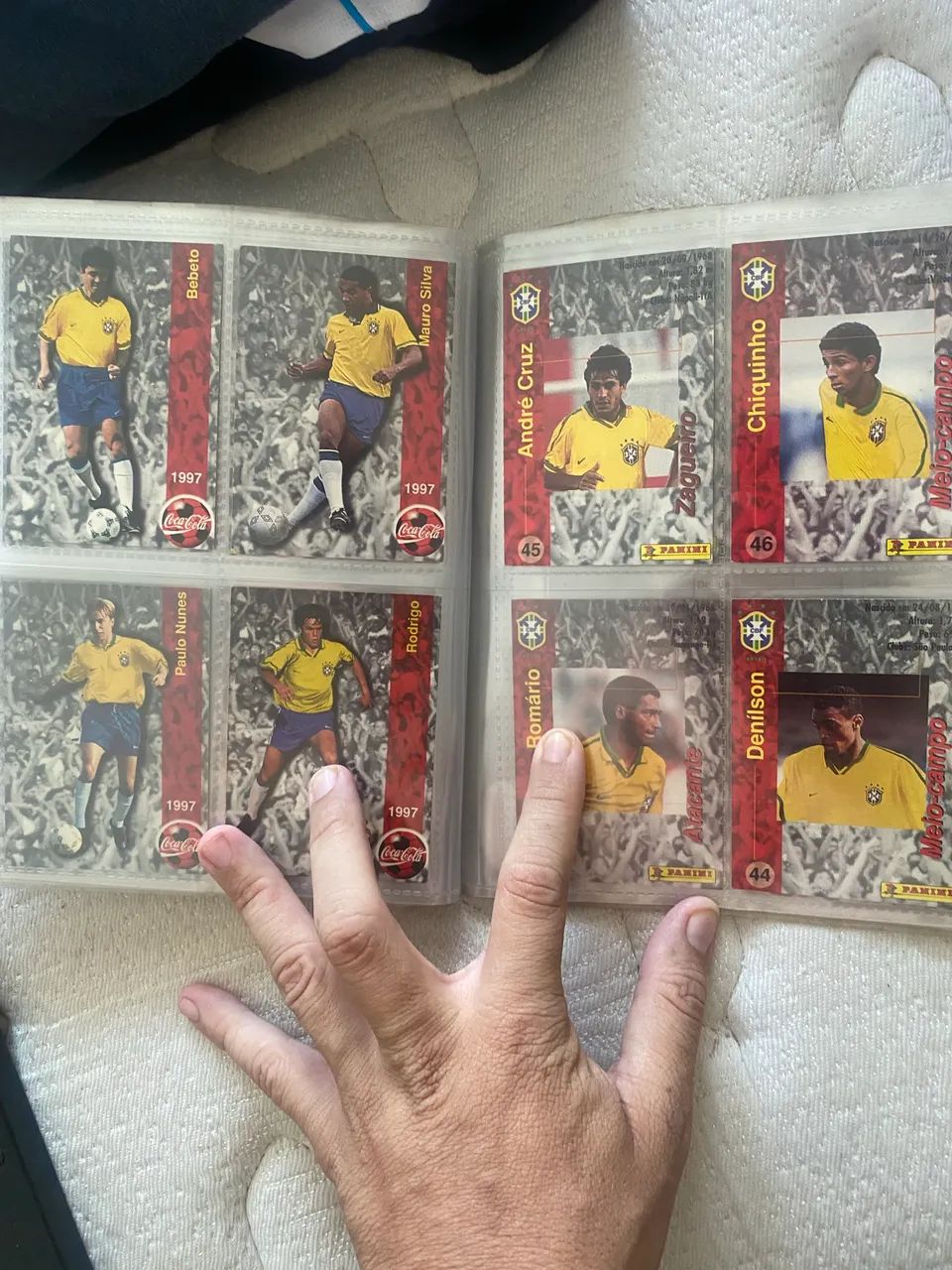 Futcards coca cola copa de 98 incompleto 