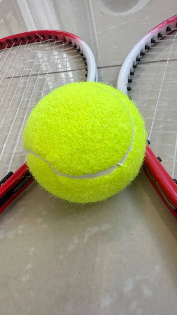 Kit 2 Raquete de Tenis Com 1 Bola E Capa Com Alça - Foto 3