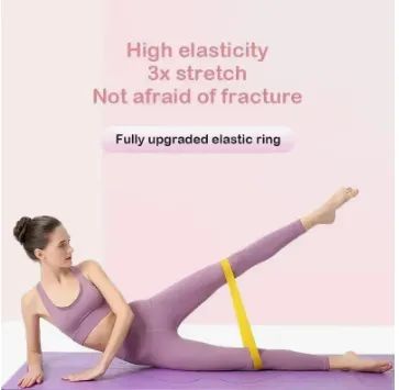 Kit 5 Mini Band Elástica Para Exercícios E Pilates - Foto 5
