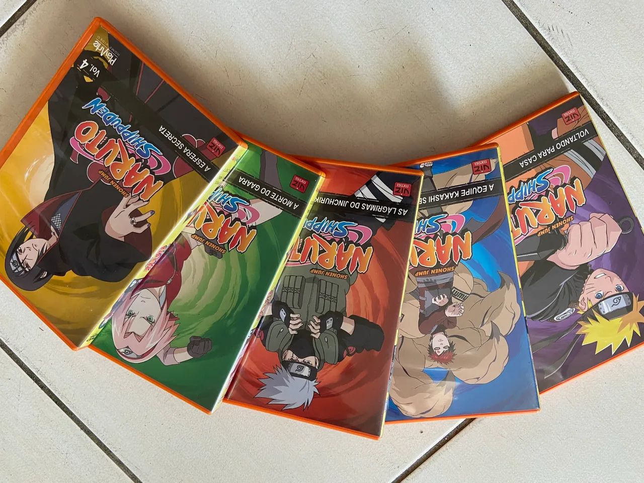 Box 5 DVD?s Naruto Shippuden PARA SAIR LOGO - DVD, Blu-Ray e Vídeo