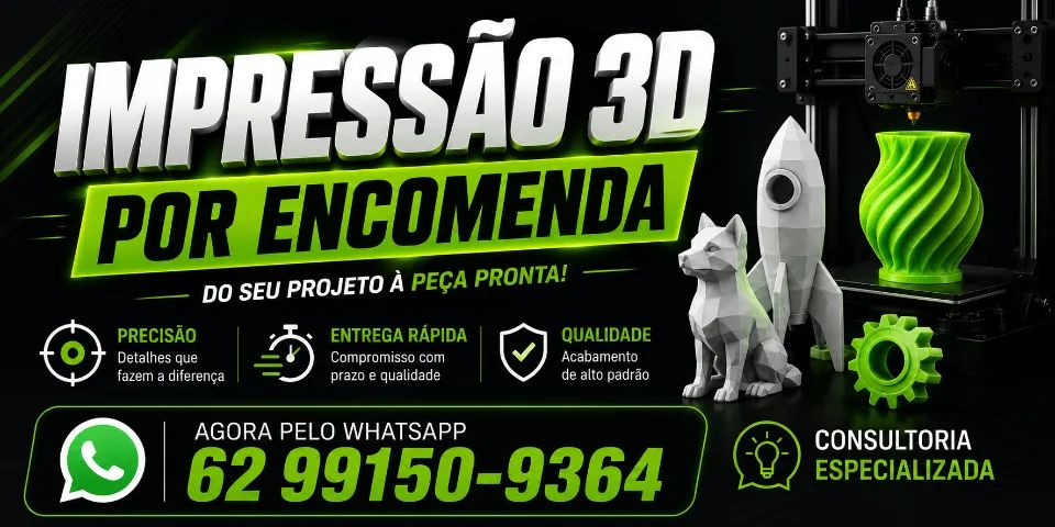 Impressão 3D por Encomenda
