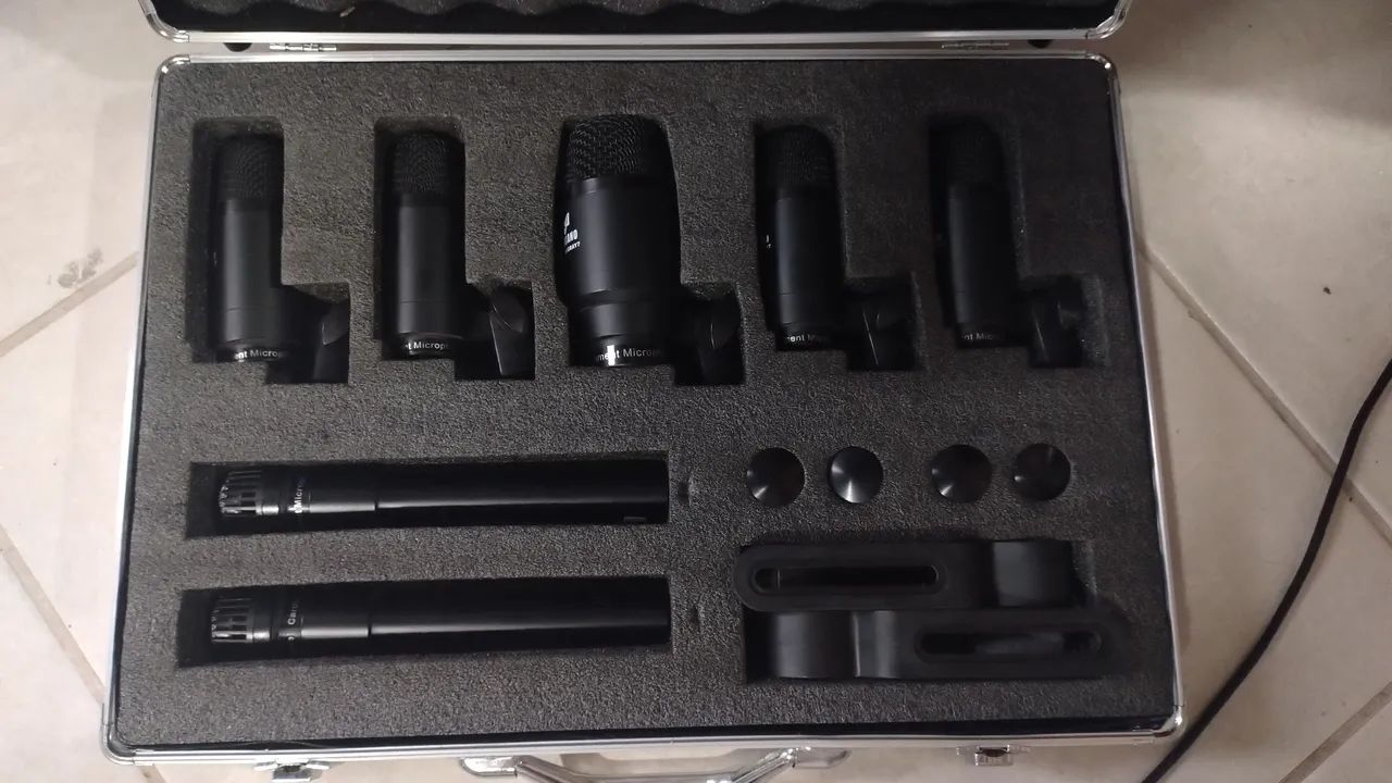 Kit microfone de bateria  - Foto 3
