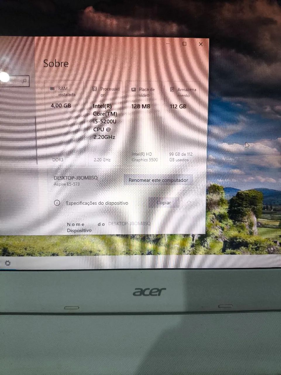 Notebook Acer aspire E5-573  - Foto 2