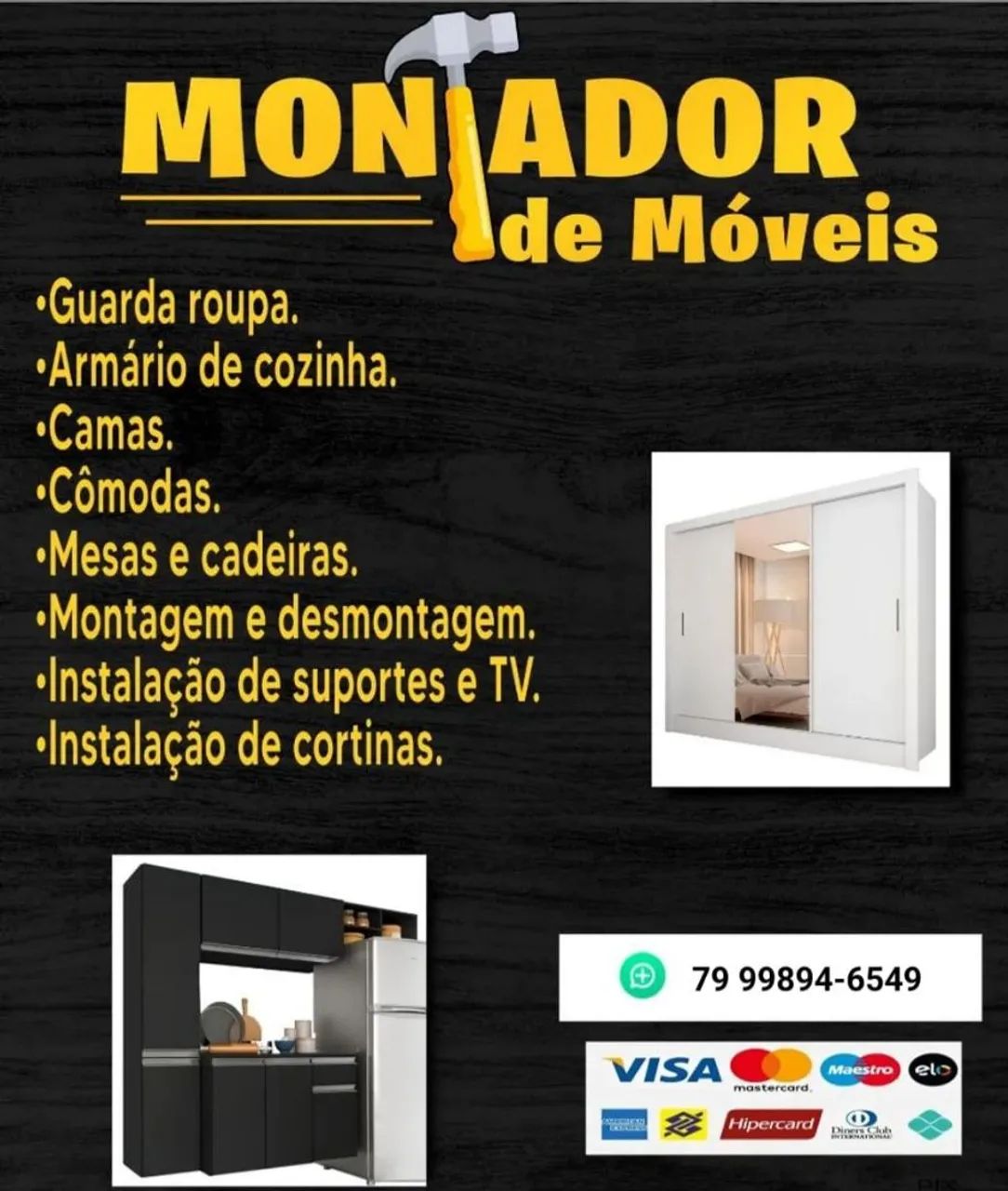 Montador de móveis em geral 