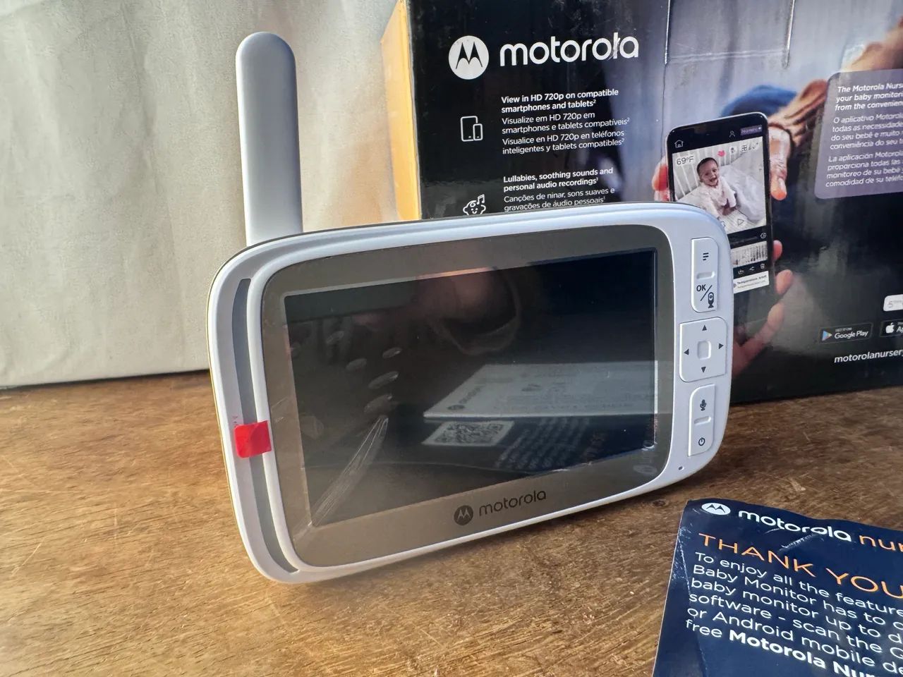 Baba eletrônica com câmera Motorola  - Foto 2