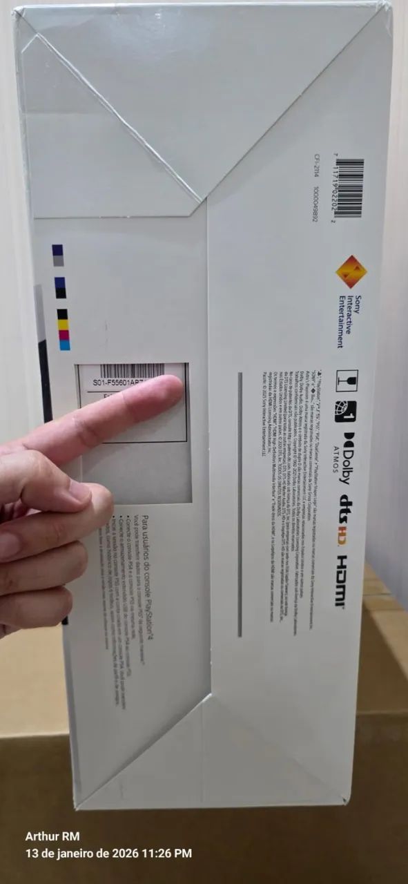 PlayStation 5 Slim com Leitor de Disco NOVO LACRADO COM GARANTIA 1TB -Sem jogos - CFI-2114 - Foto 4