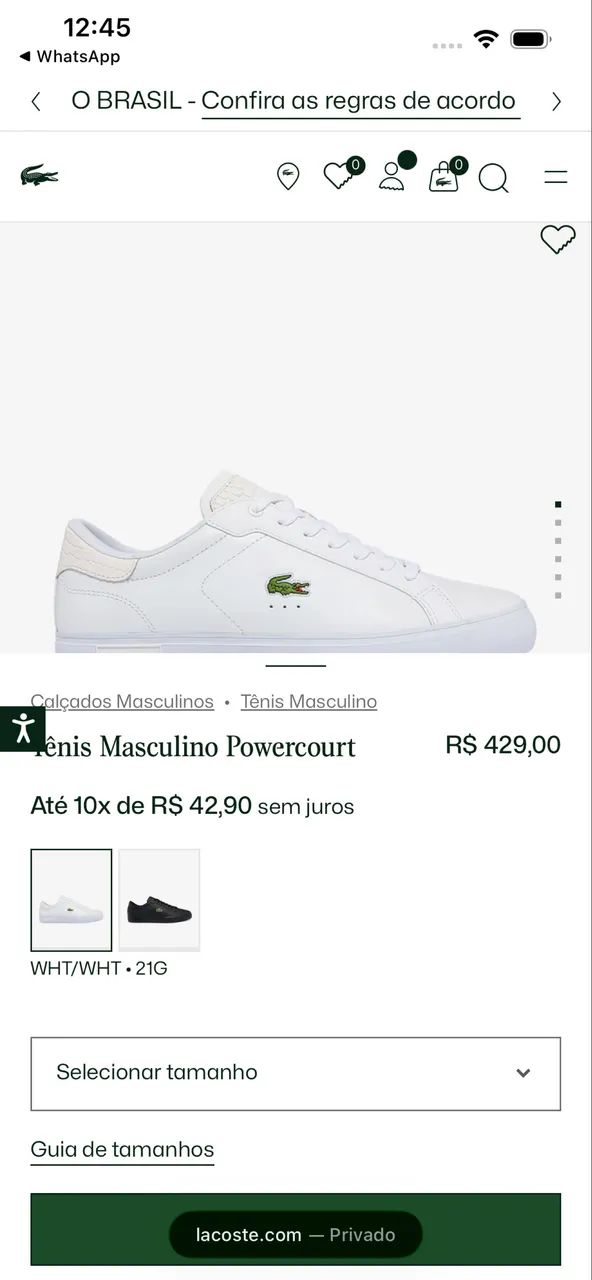 Tênis Lacoste - Foto 4