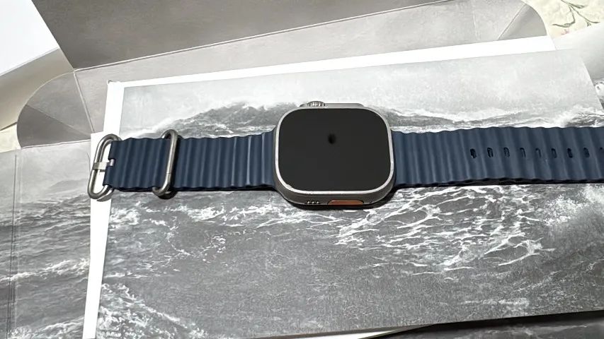 Apple Watch Ultra 2 Geração com Pulseira Azul