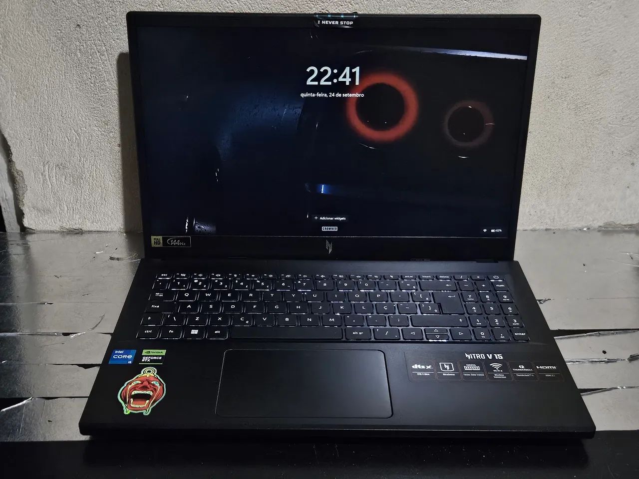 Notebook Acer Nitro V15 com RTX 2050