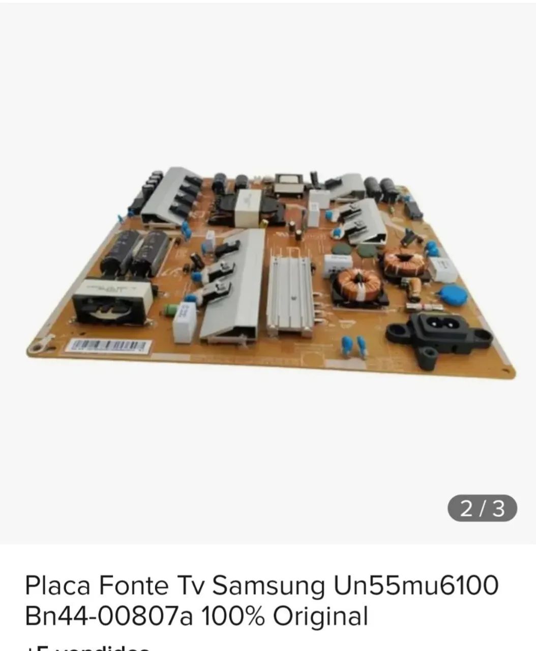 Placa fonte da tv samsung 55 polegadas 