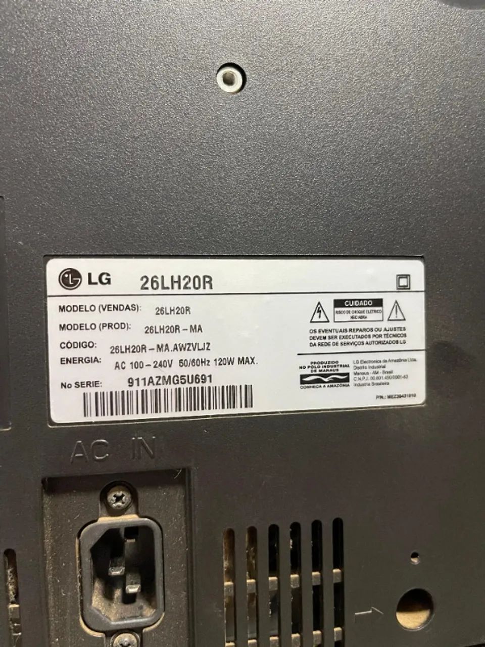 Televisão/ Monitor LG 26LH20R - 26 polegadas - Foto 2