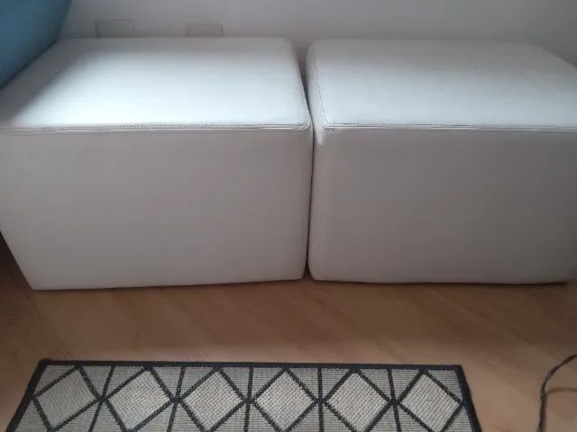 Mesa lateral com 2 pufs - Foto 3