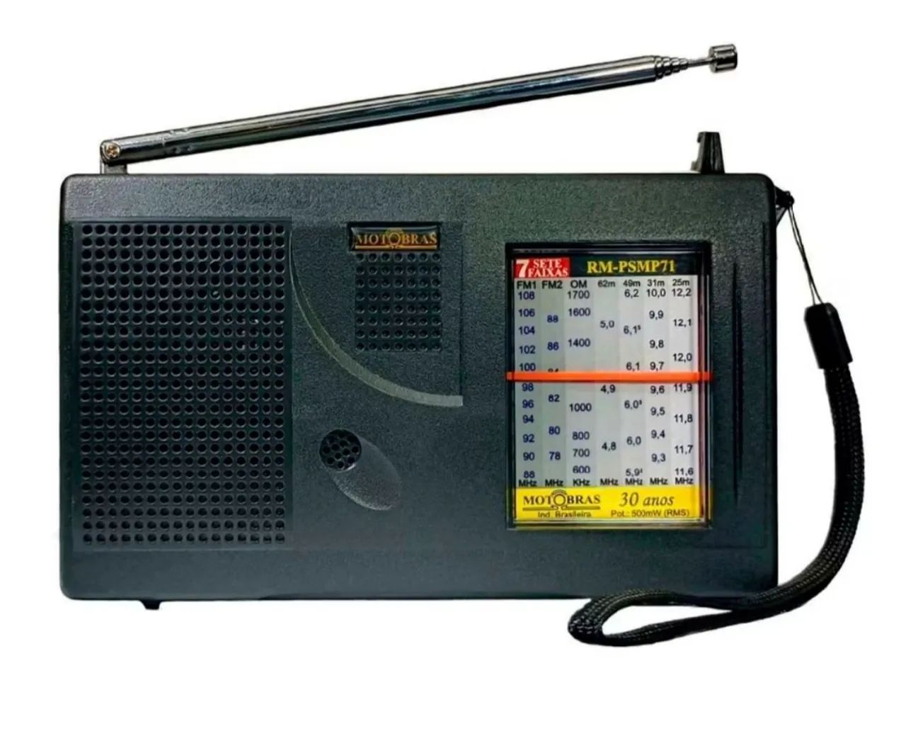 Rádio motobras 7 faixas
