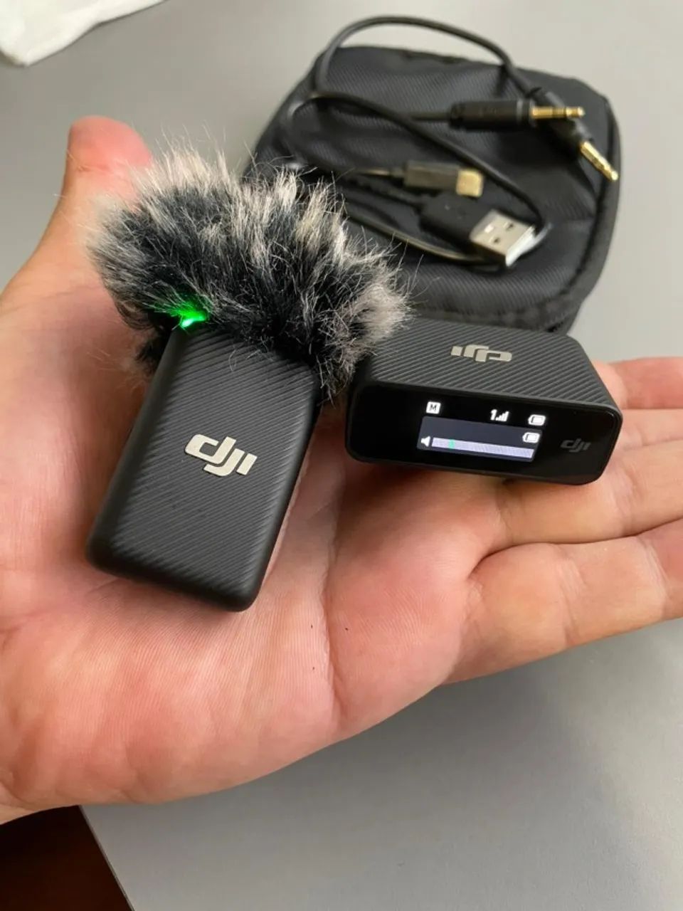DJI Mic Semi Novo - Estado Impecável - Completo - Foto 2