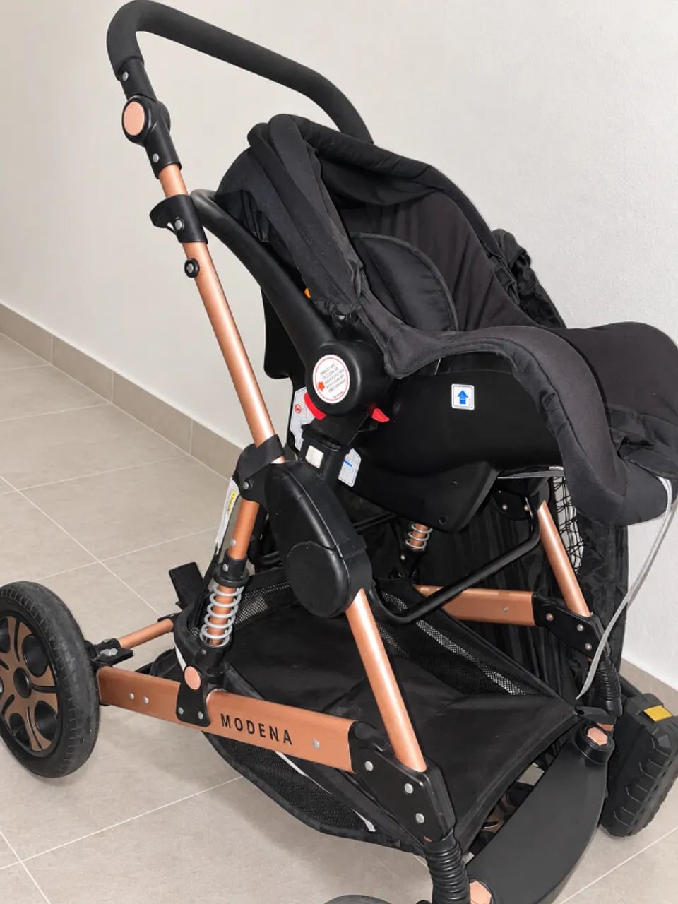Carrinho Belluno Modena + Bebê Conforto | Importado - Foto 5
