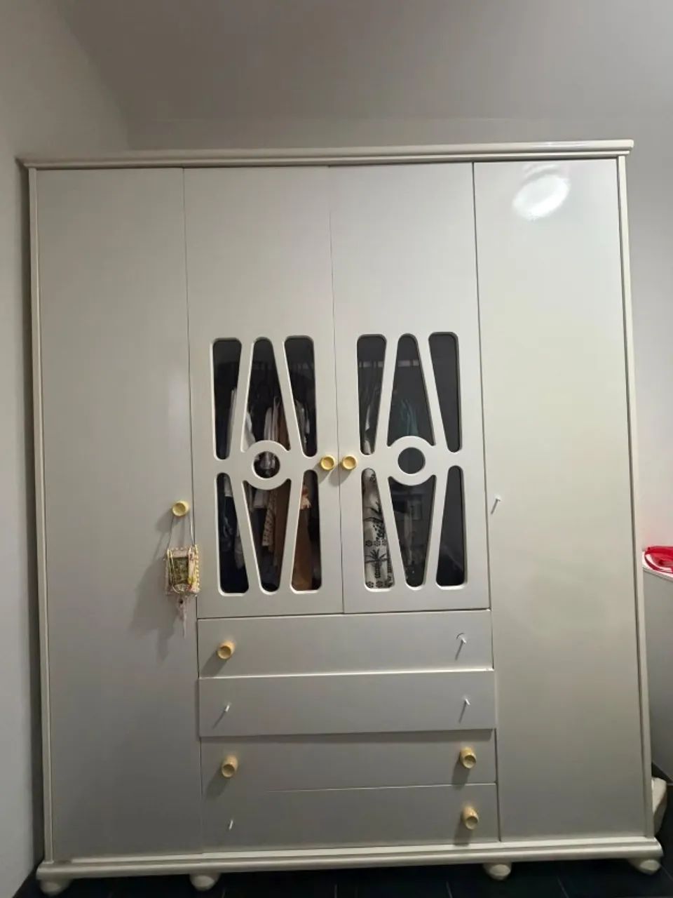 Guarda-roupa infantil branco