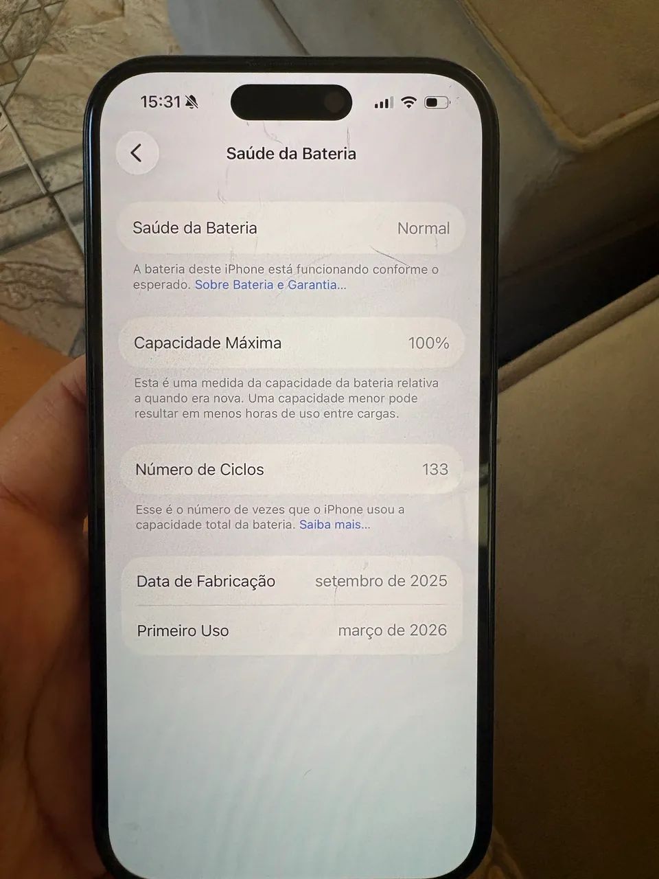 iPhone 16 bateria 100% - Foto 5