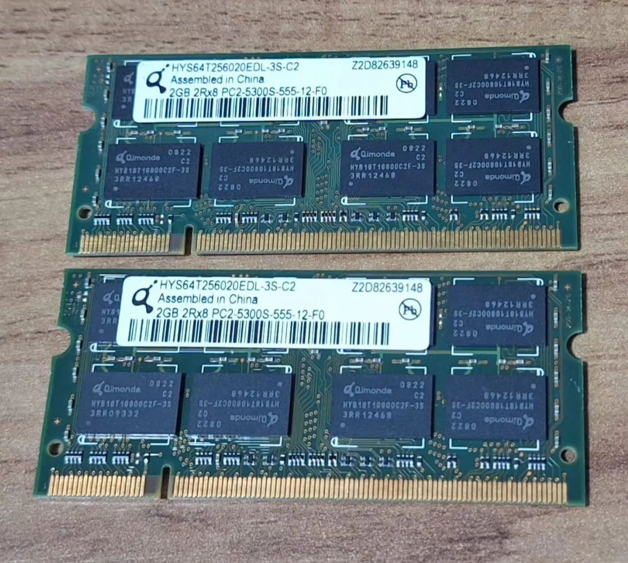 Memória Ram notebook HP DDR2 ( 2 pente de 2 gigas ) - Foto 3
