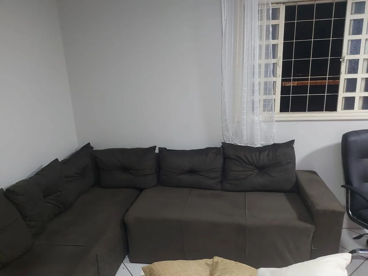 Vendo sofa de canto marrom