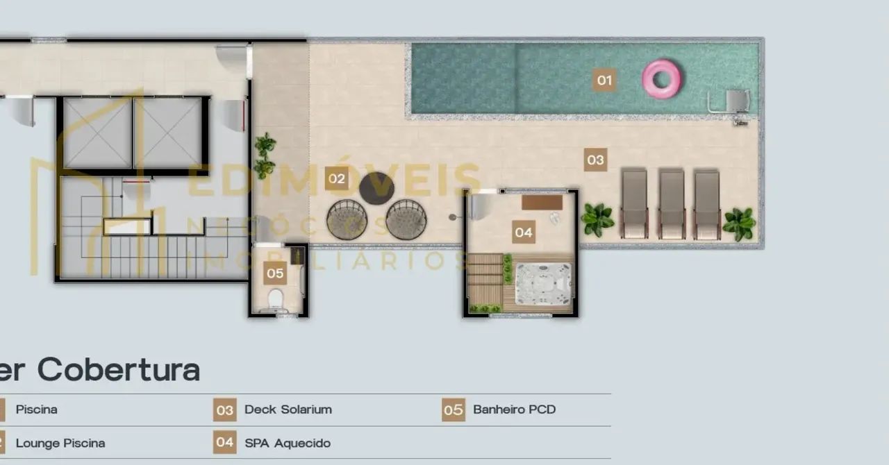 Praia de Itaparica: Studio com lazer completo e segurança em Vila Velha! - Foto 4