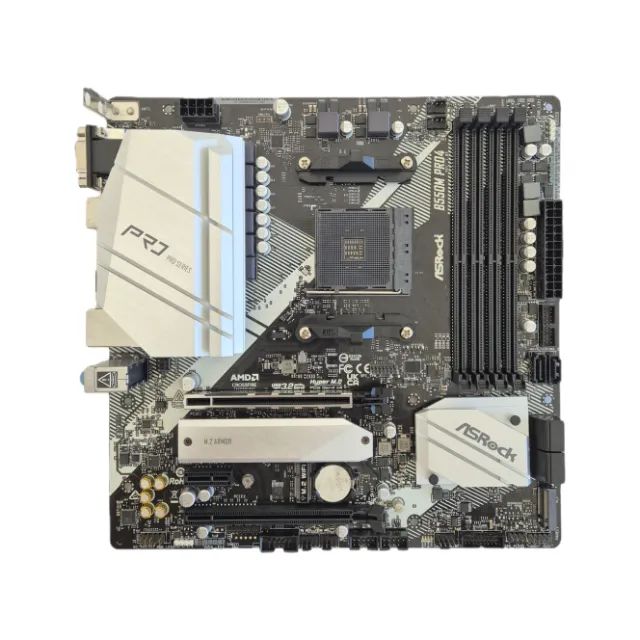 Placa Mae ASRock B550M Pro4, DDR4, Socket AM4, M-ATX, Chipset AMD