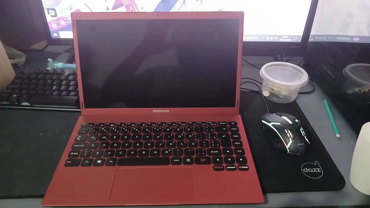 Vendo notebook positivo red motion 