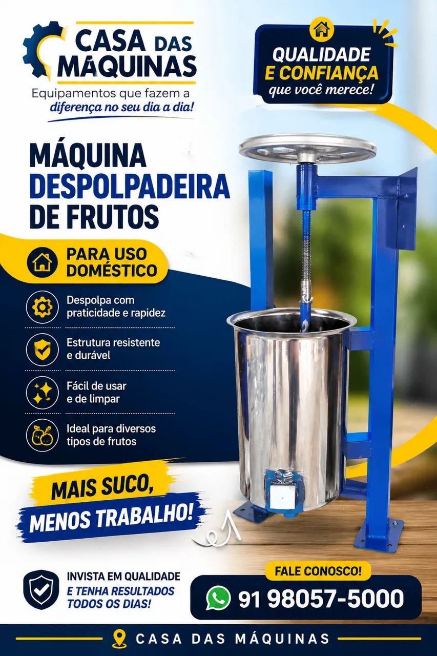 Máquina de açaí inox 