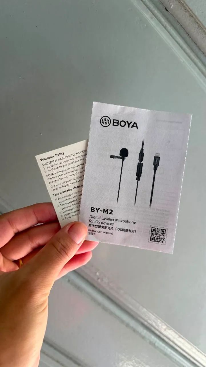 Microfone Boya Com Fio - Foto 5