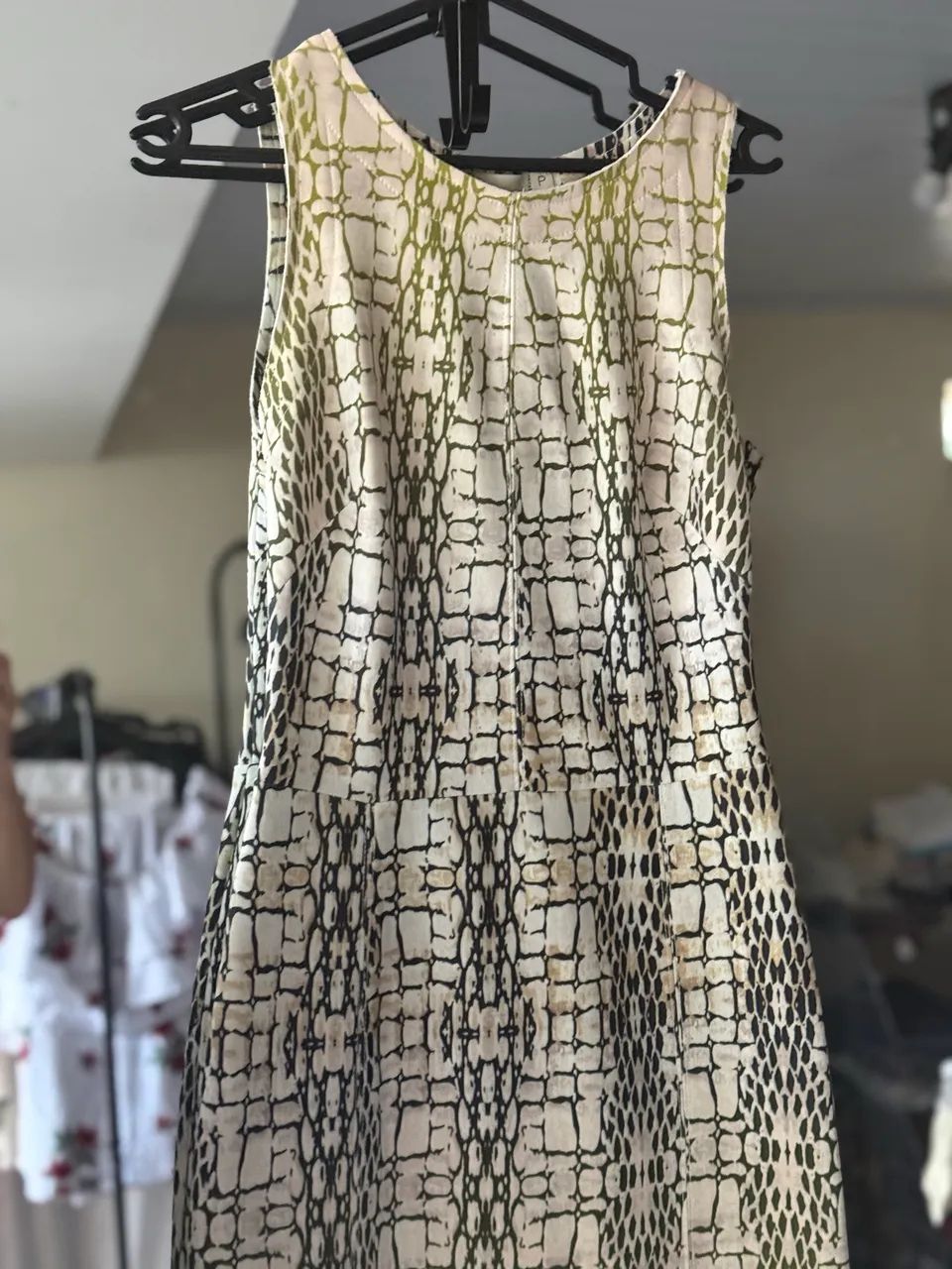 vestido midi neoprene skunk estampado pp - Foto 3