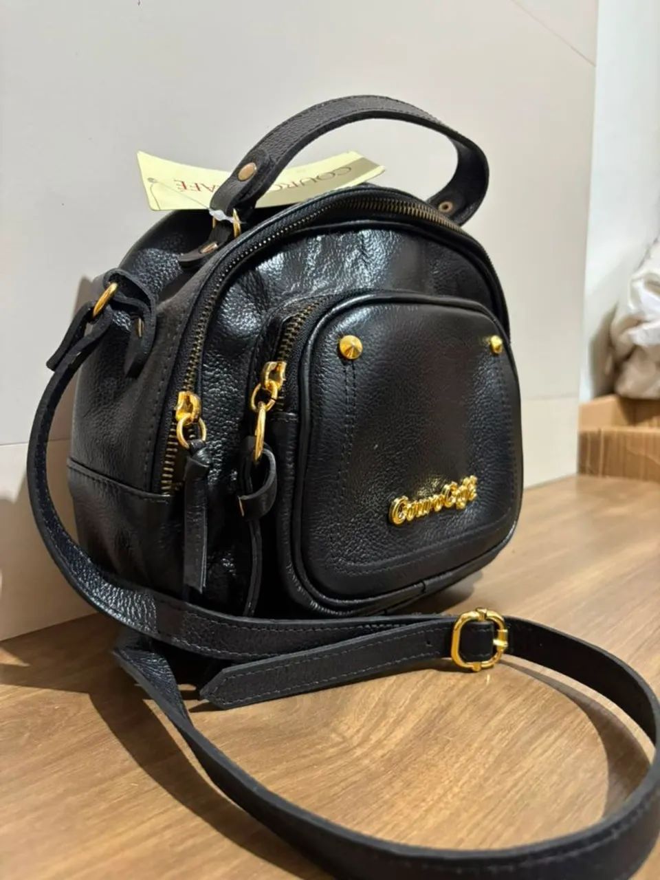 Bolsa couro café  - Foto 2