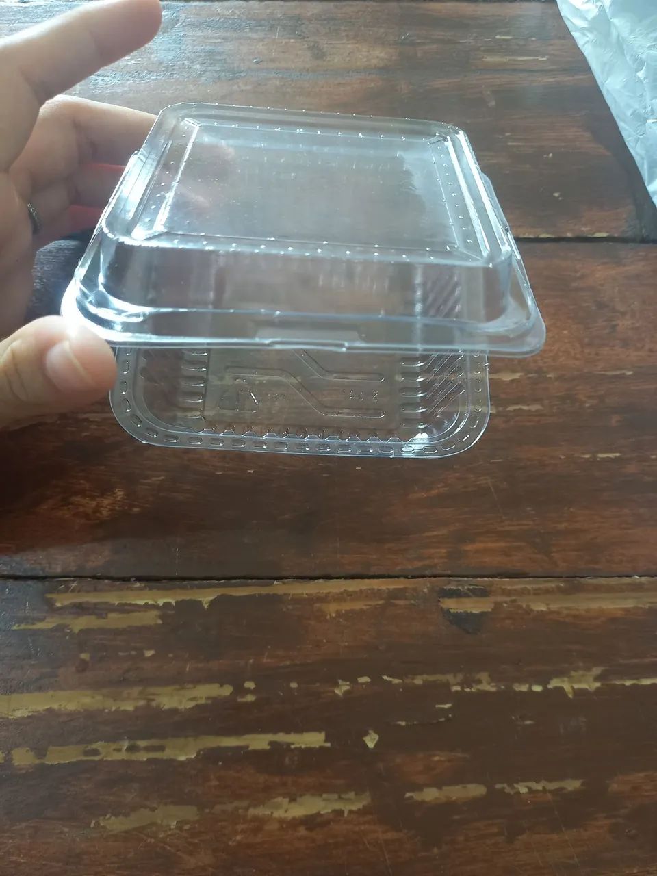 Embalagem quadrada de plástico para alimentos - Foto 4