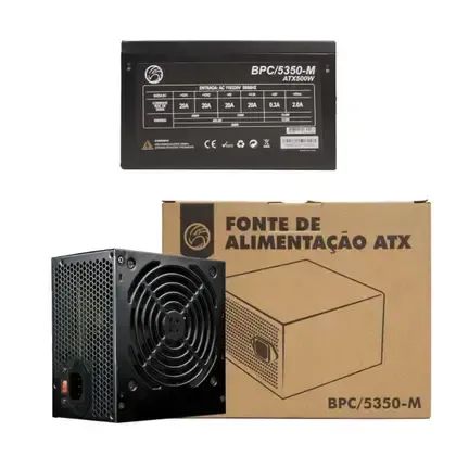 Fonte Real 500w *NOVA COM GARANTIA*