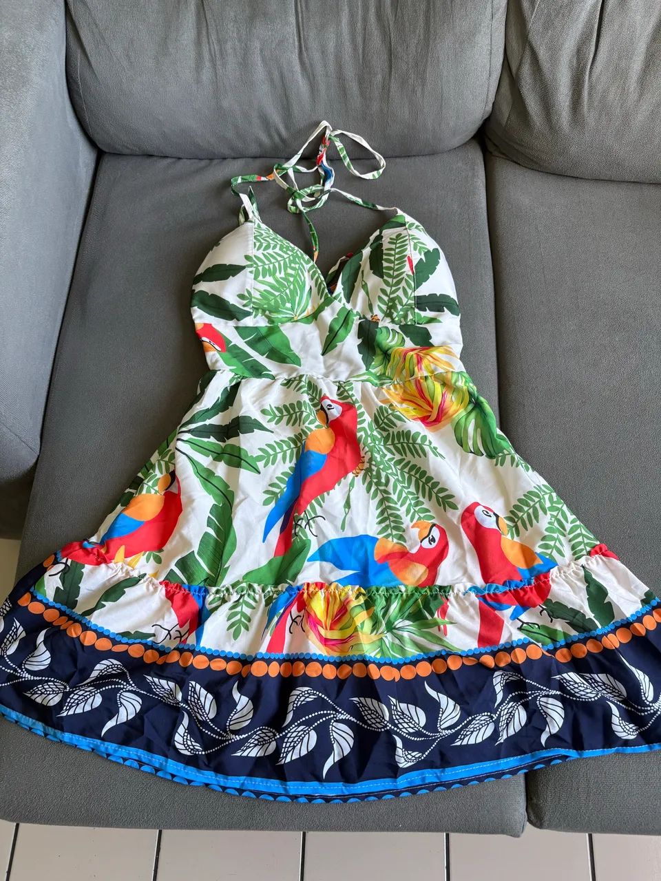 Vestido feminino estampa Farm 