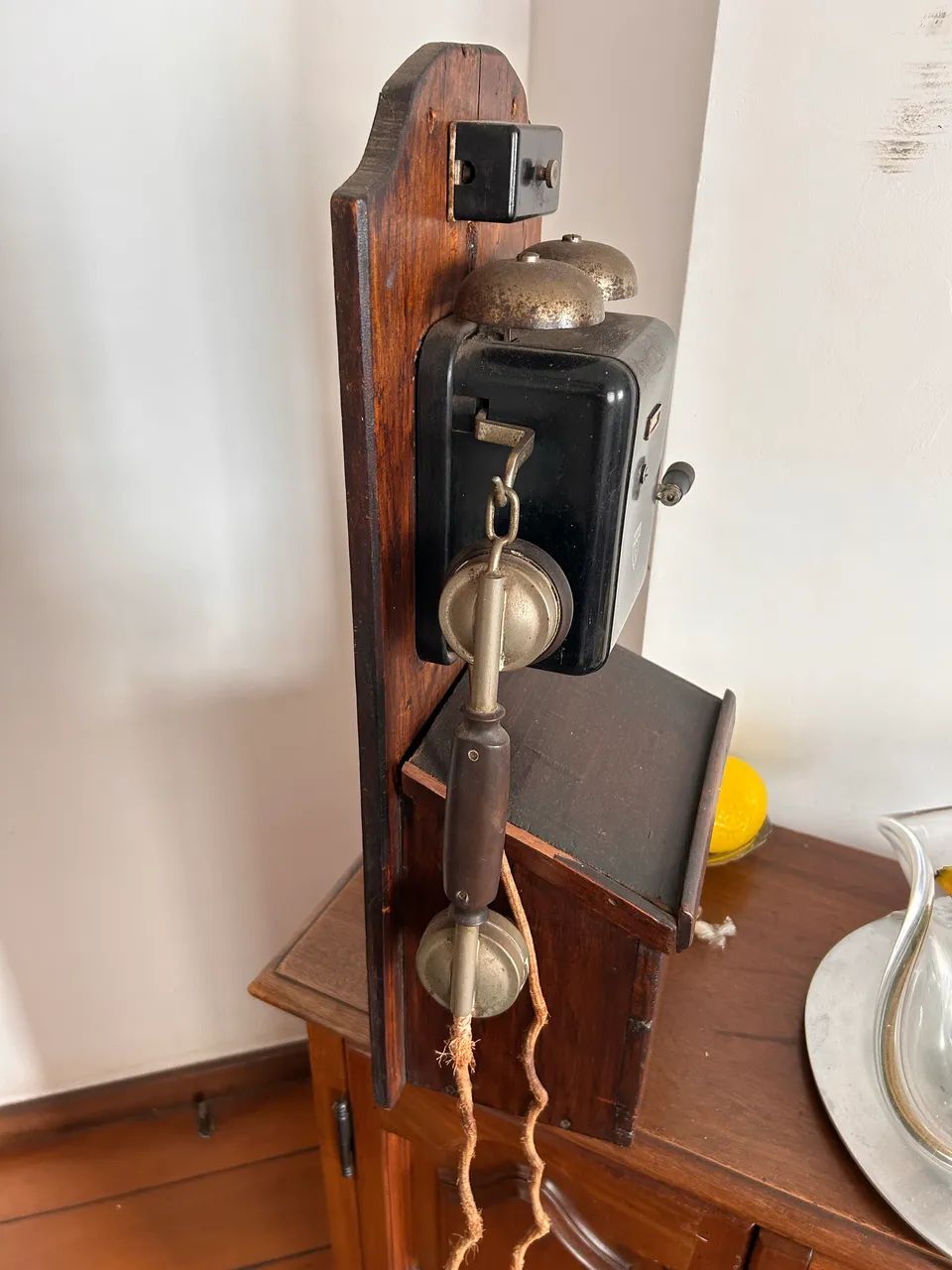 Telefone de parede antigo Siemens & Halske - Foto 3