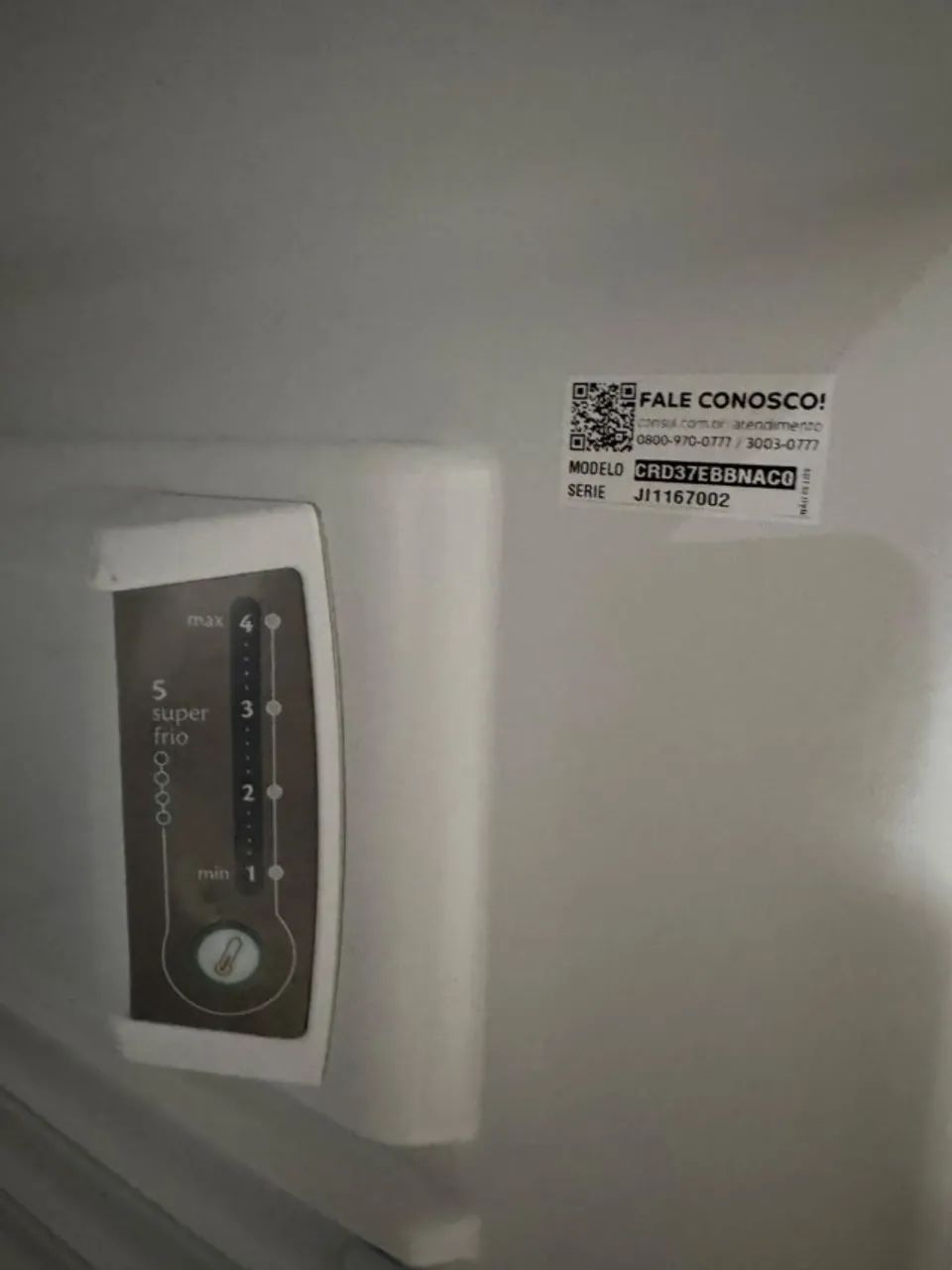Geladeira Consul Duplex 334L Branca - Funcionando Perfeitamente - Foto 5